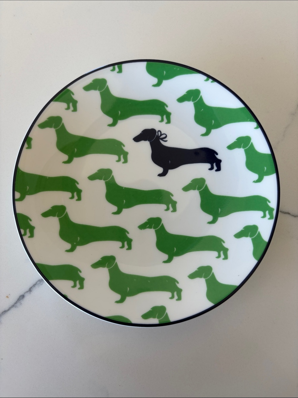 Kate Spade New York Dachshund Plate by Lenox